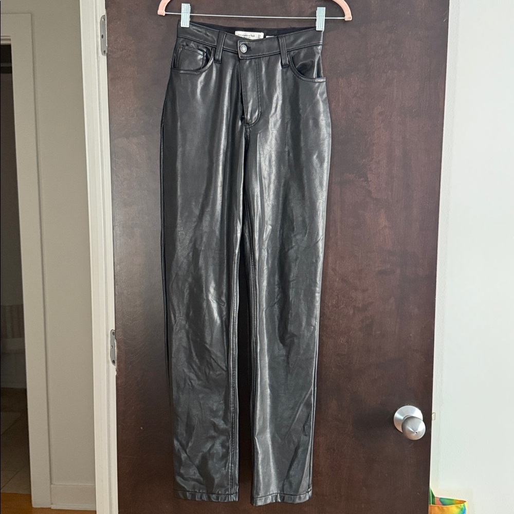 Abercrombie & Fitch Vegan Leather Pants